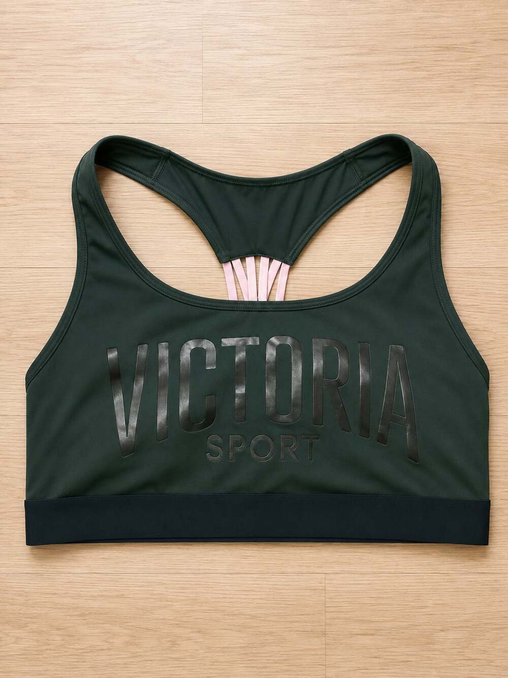 Victoria Sport Women's Racerback Yoga Athletic Sports Bra Green M